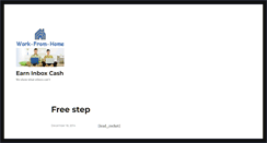 Desktop Screenshot of earninboxcash.com